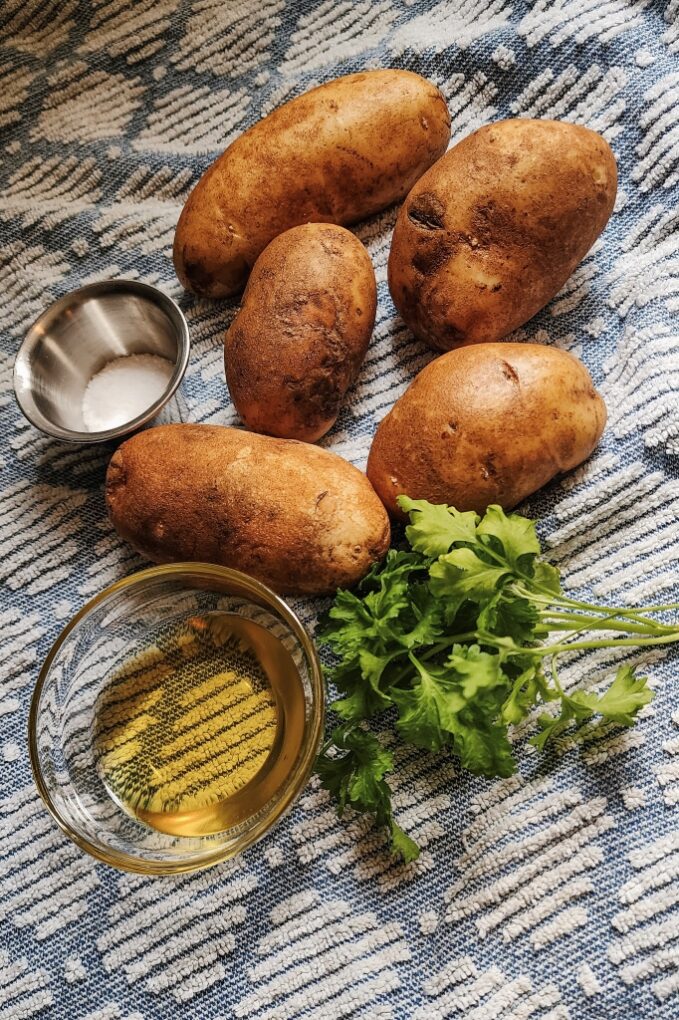 Crispy Oven Roasted Potato Ingredients