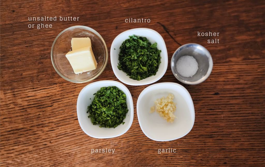 Garlic butter ingredients