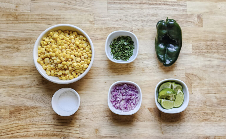 Corn Salsa Ingredients