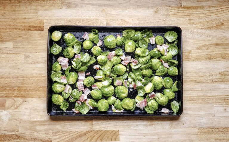 Brussels Sprouts ready for the oven