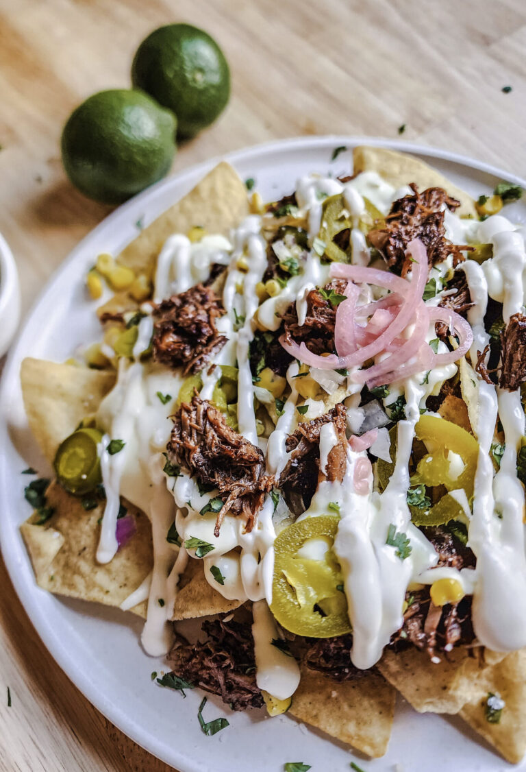 Plated Birria Nachos