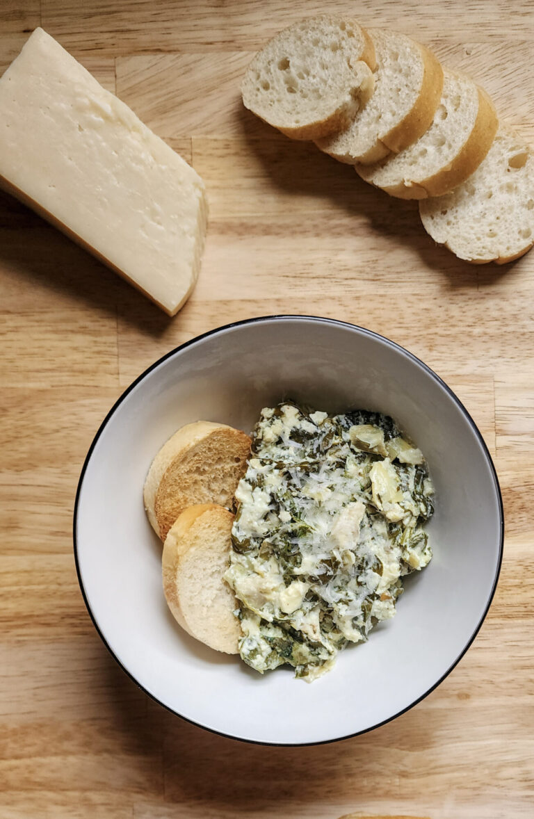 Easy Spinach Artichoke Dip