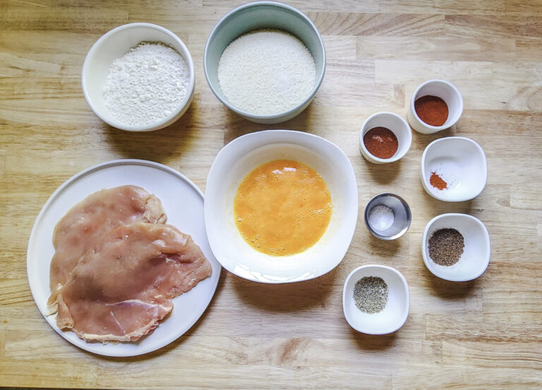 Chicken Schnitzel ingredients