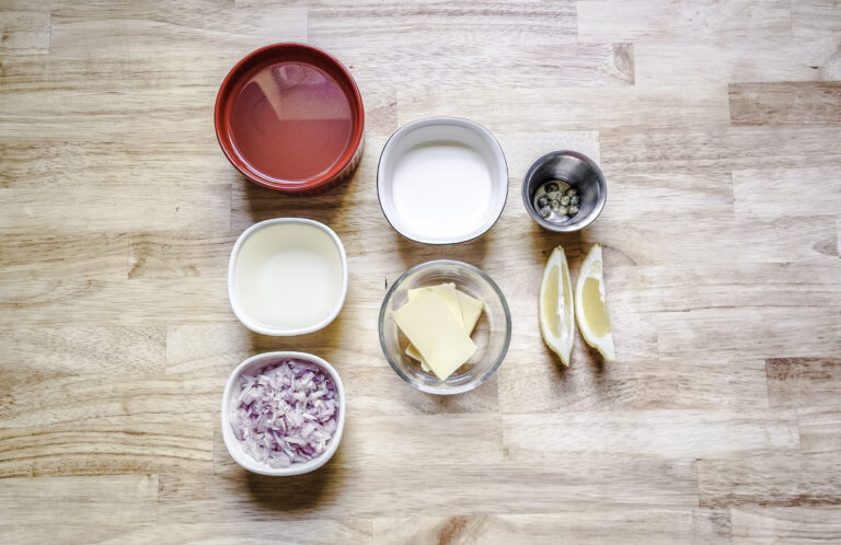 Lemon Cream Gravy Ingredients