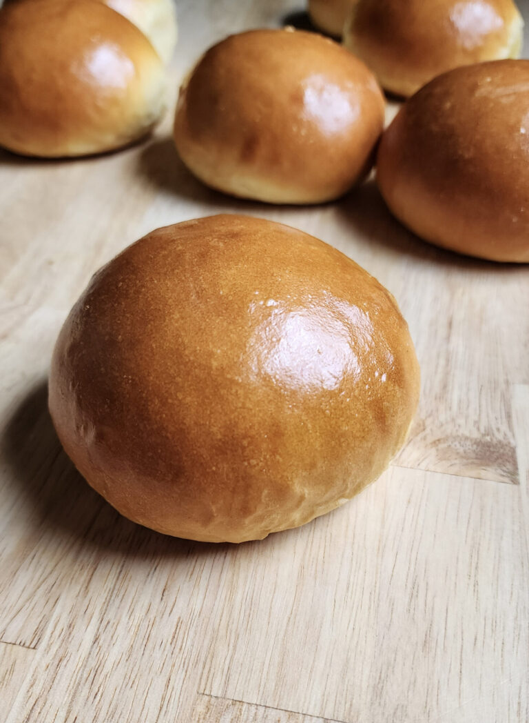 Fluffy Brioche Buns