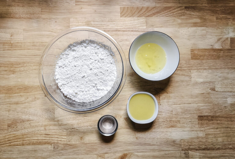 Lemon royal icing ingredients