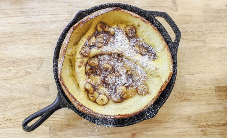 Bananas Foster Dutch Baby