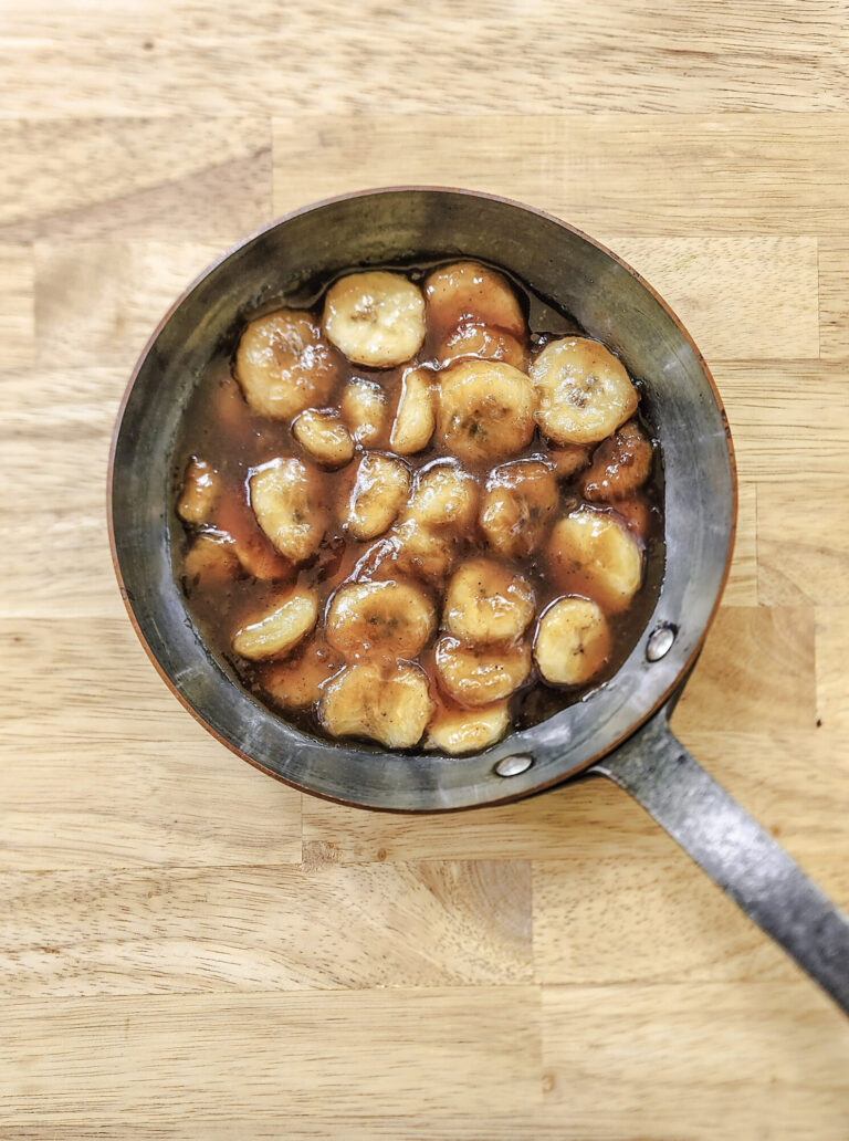 Banana Caramel Topping - Bananas Foster Dutch Baby Topping