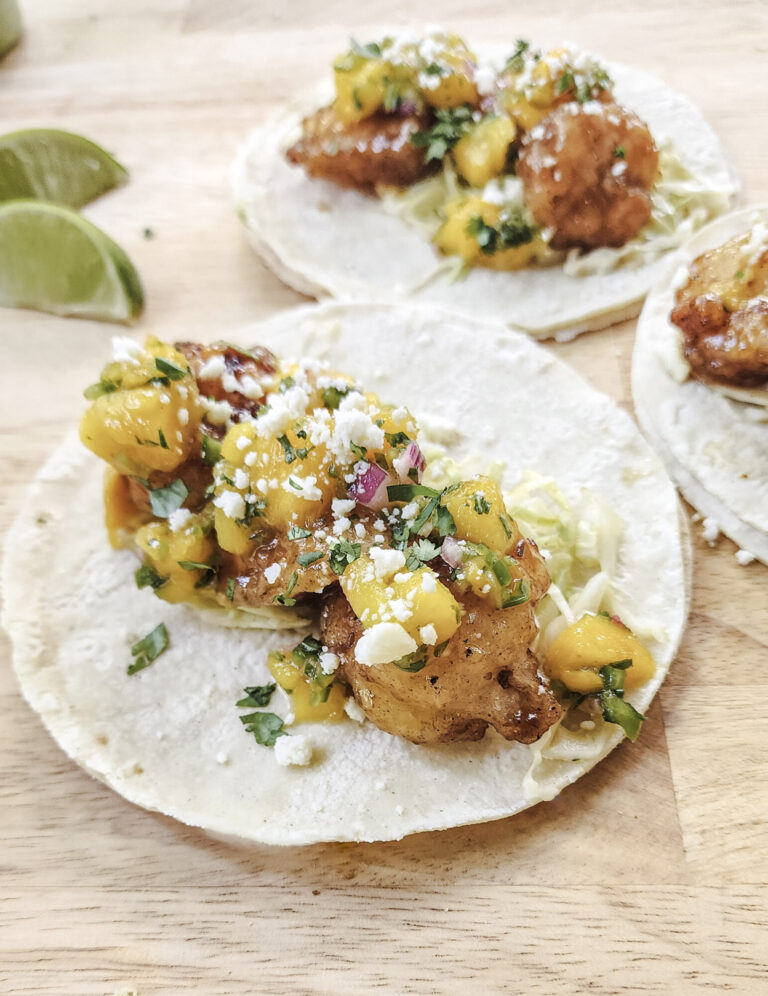 Mojo Mango Shrimp Tacos