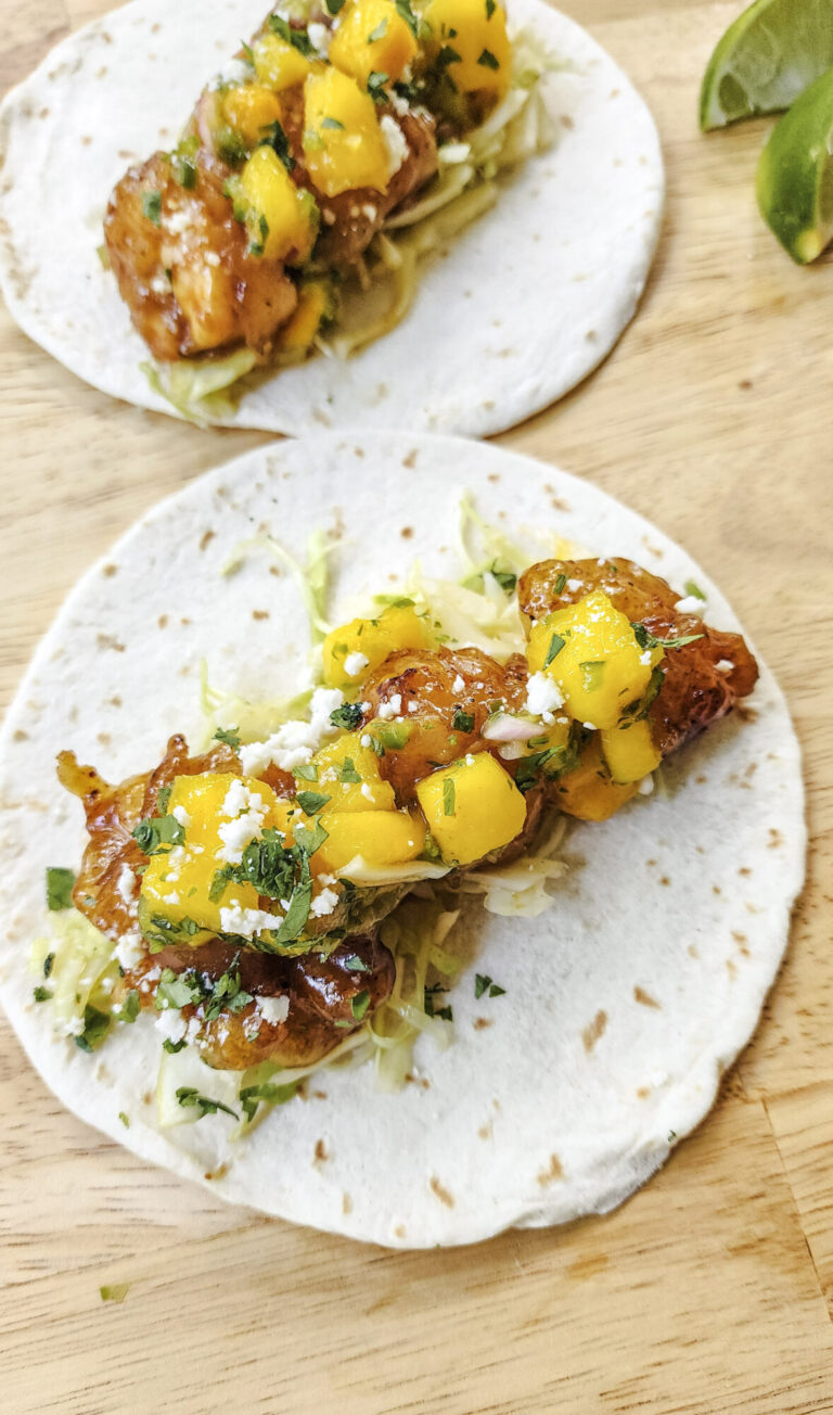 Mojo Mango Shrimp Taco