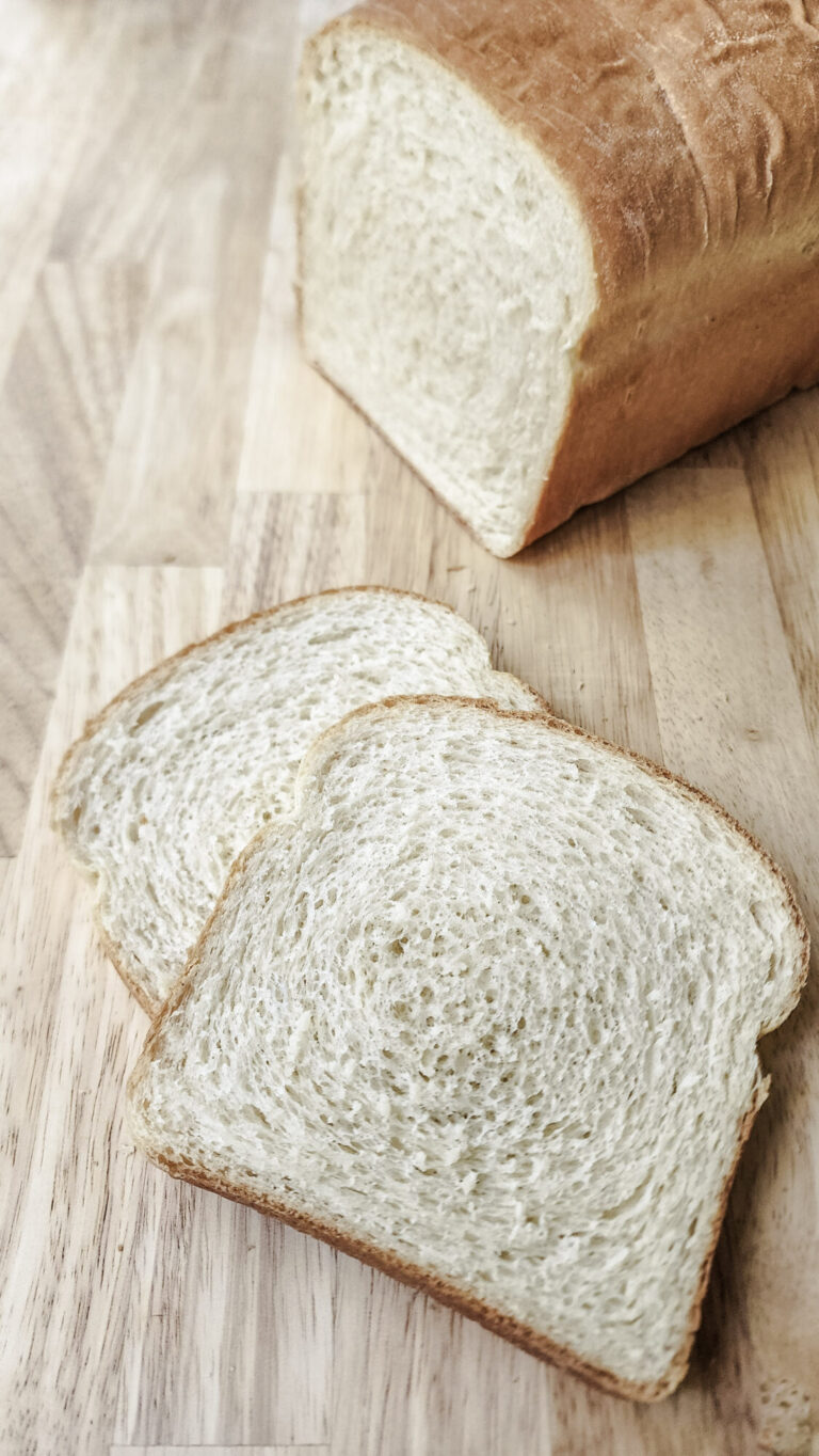 Slices of The Perfect Homemade White Bread