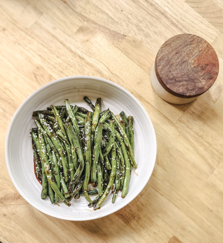 Miso Glazed Green Beans