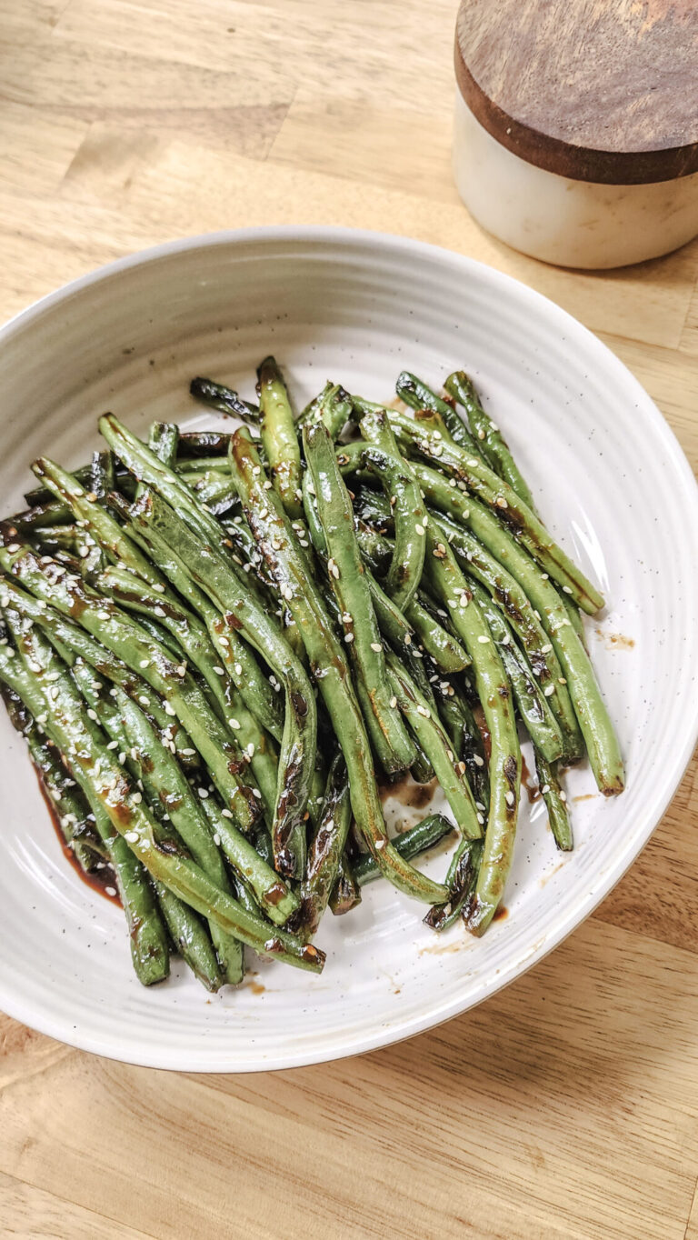 Miso Glazed Green Beans