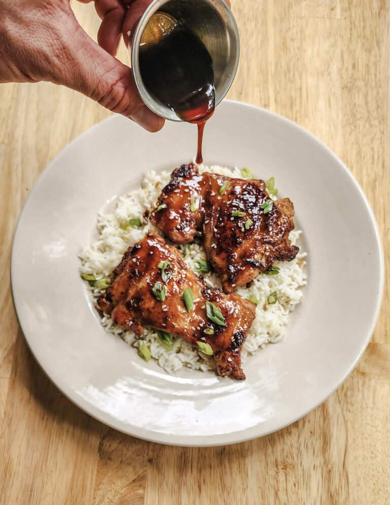 Teriyaki Chicken Thighs with Teriyaki Sauce