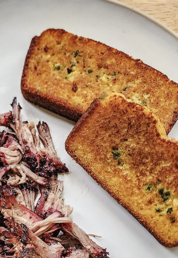 Pulled Beef and Honey Jalapeno Cornbread