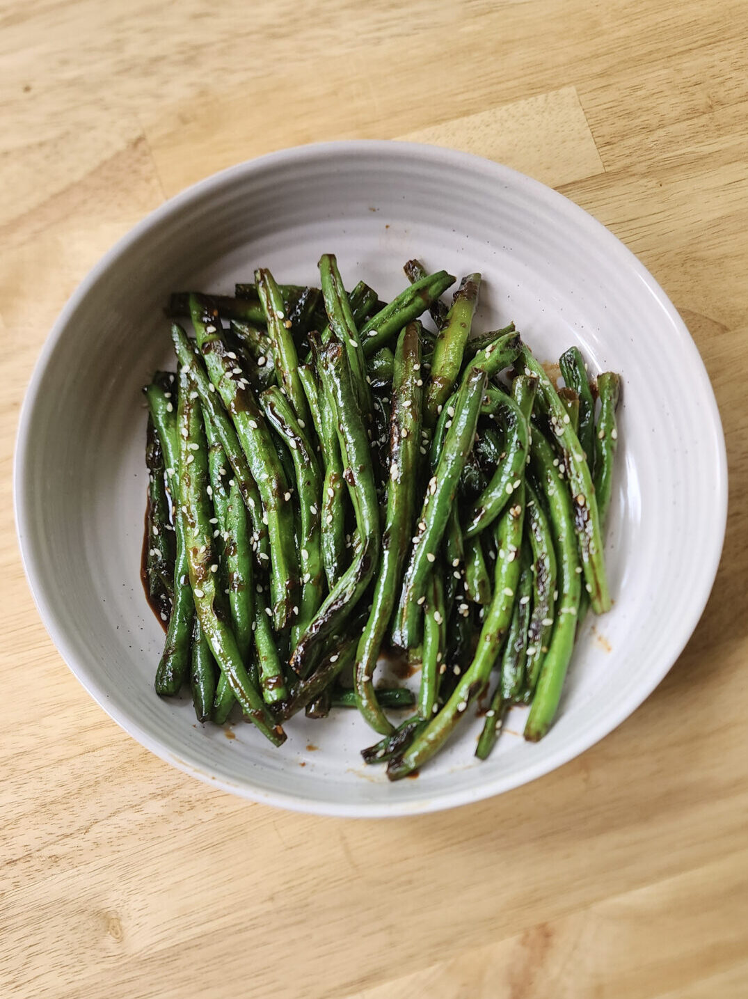 Miso Glazed Green Beans