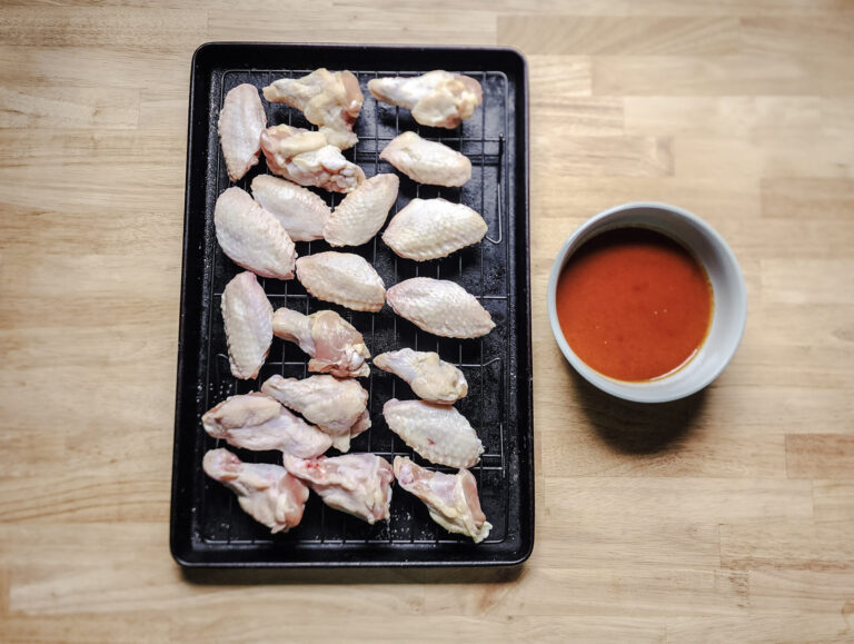 Carolina Red Sauce Wing Ingredients