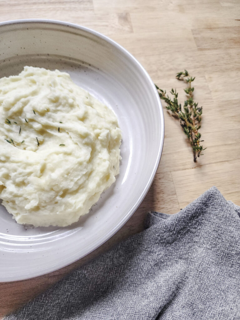 Thyme-Infused Mashed Potatoes