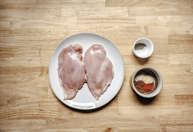 Ingredients for Dry Rubbed Chicken for Ultimate Buffalo Chicken