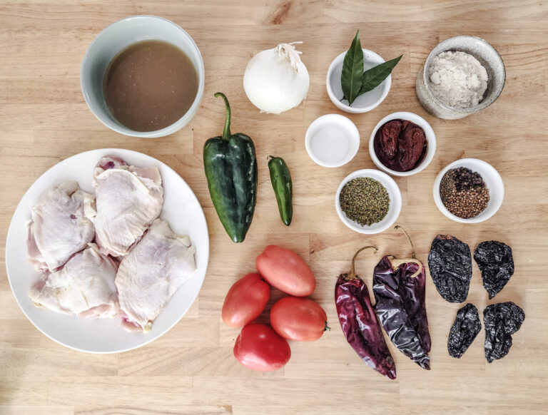 Braised Chicken Tortilla Soup Ingredients