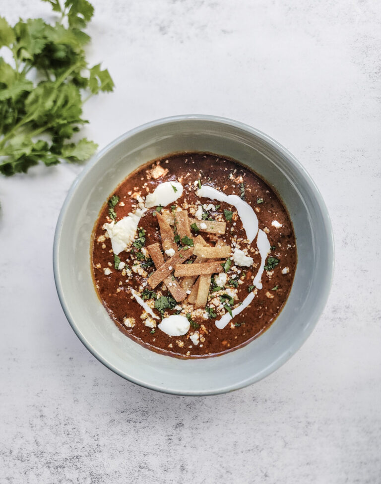 Braised Chicken Tortilla Soup