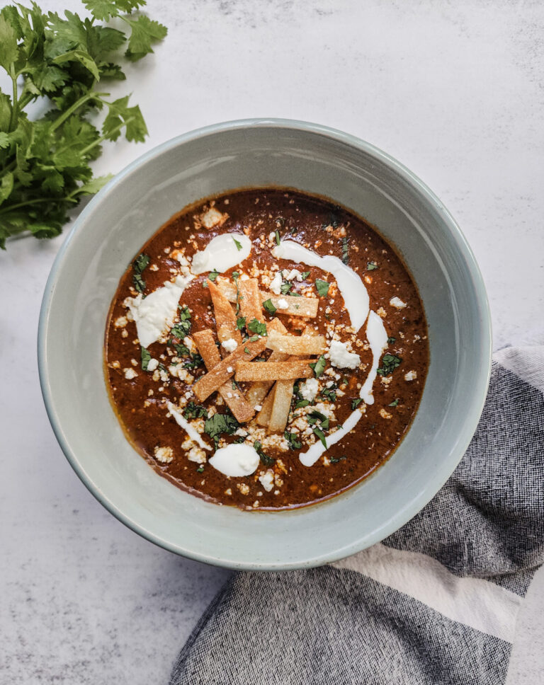 Braised Chicken Tortilla Soup