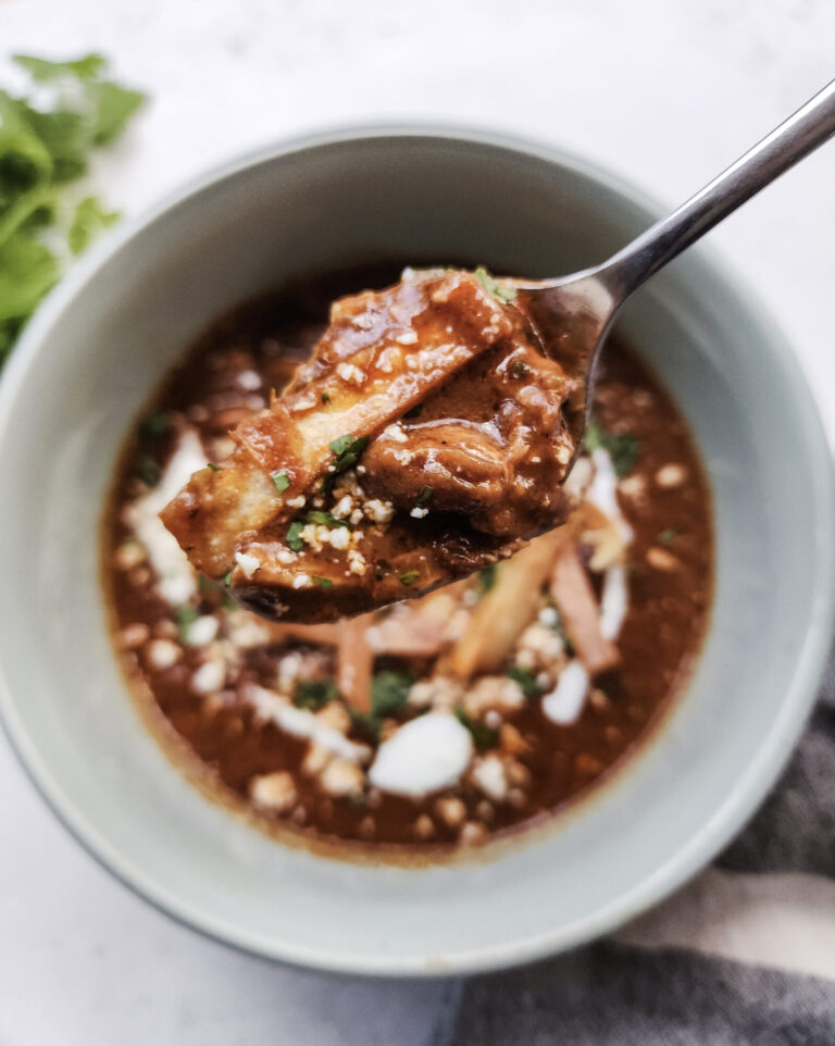 Braised Chicken Tortilla Soup