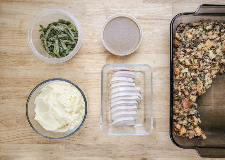 Leftover Thanksgiving Fritter Ingredients