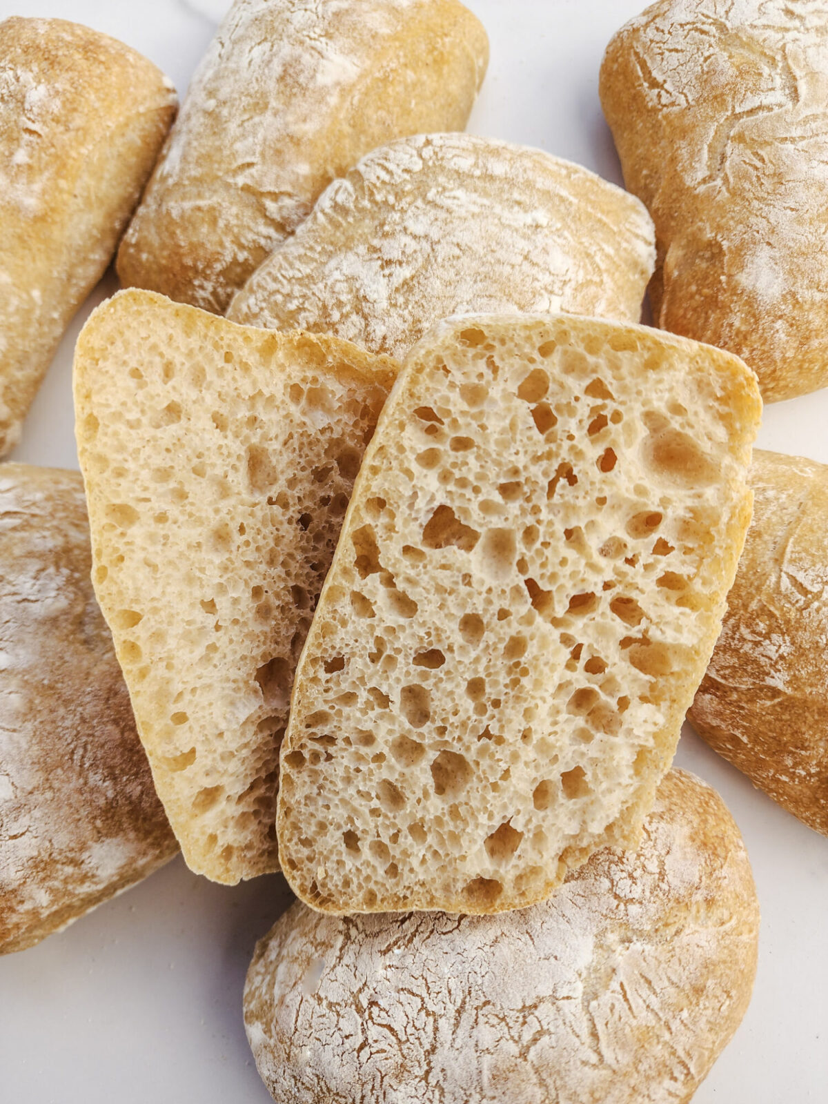 Homemade Ciabatta Rolls