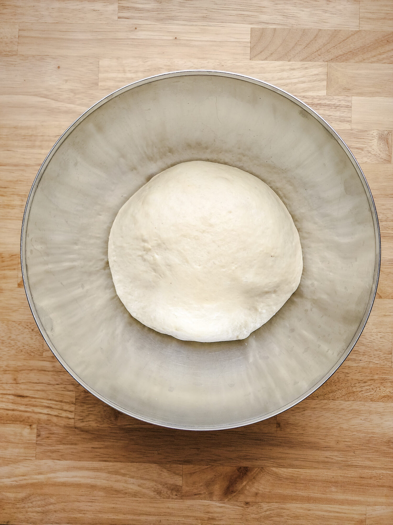 Proofed Brioche Dough for French Onion Pull Apart Bread