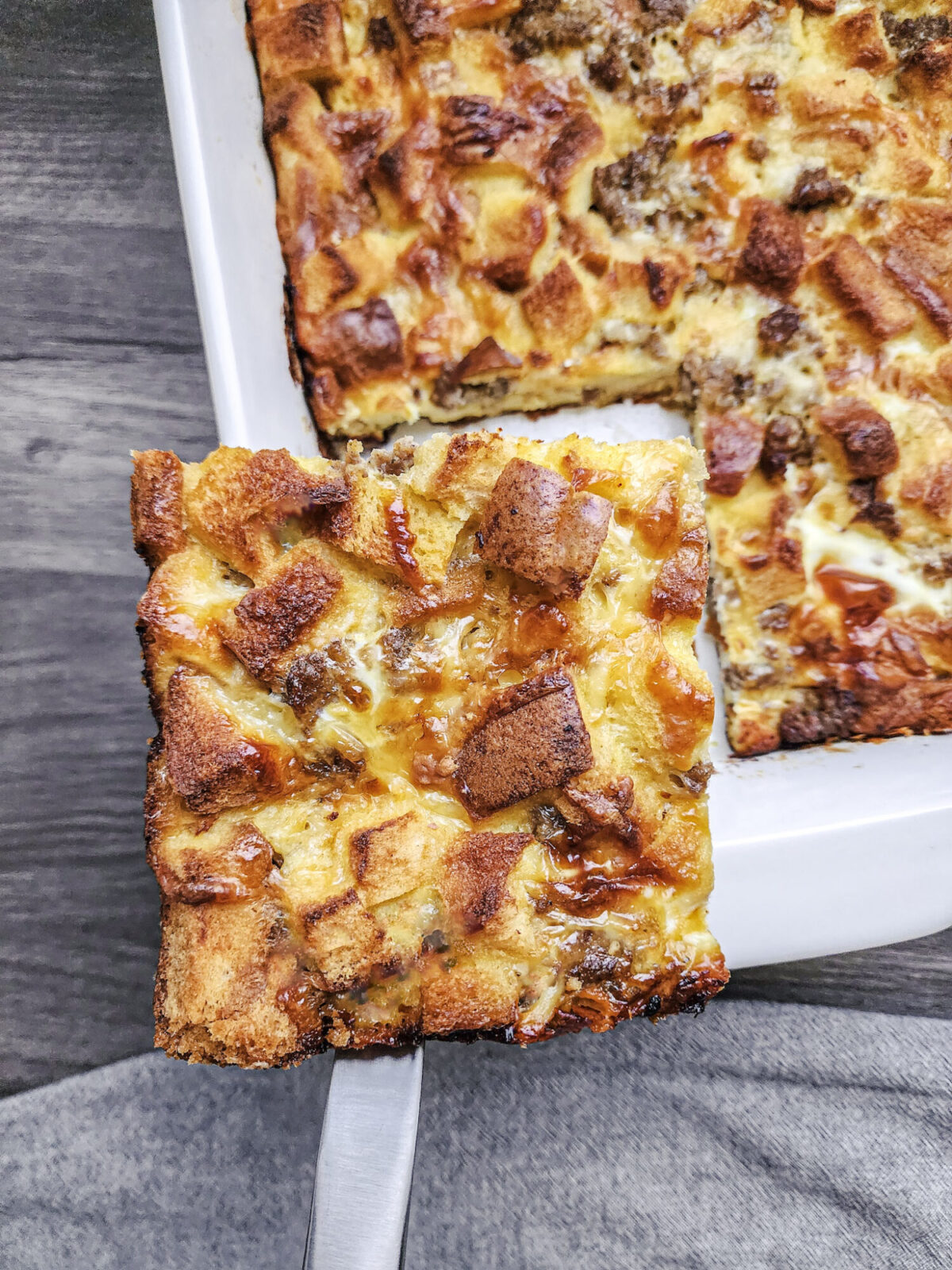 Breakfast Strata with Sausage