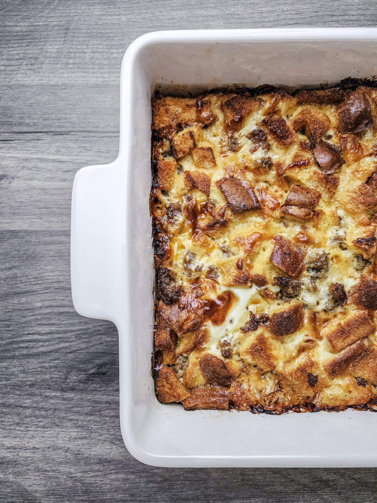 Breakfast Sausage with Strata