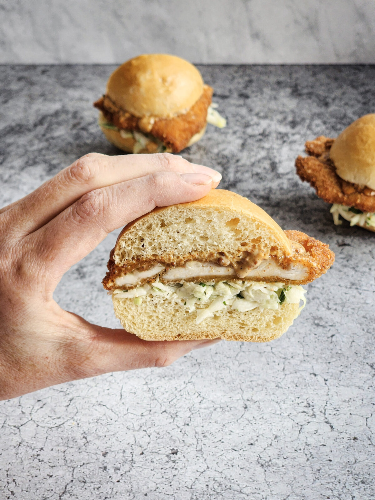 Chicken Schnitzel Slider