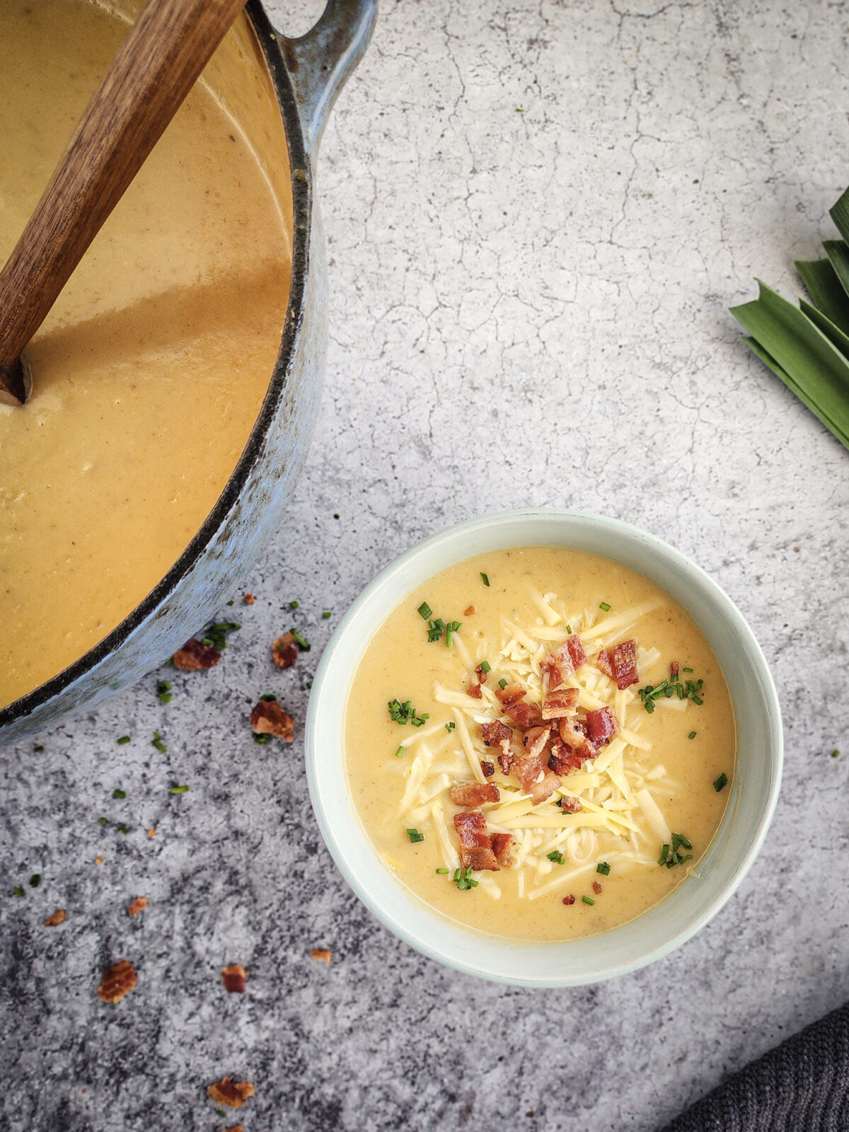 Creamy Potato and Leek Soup