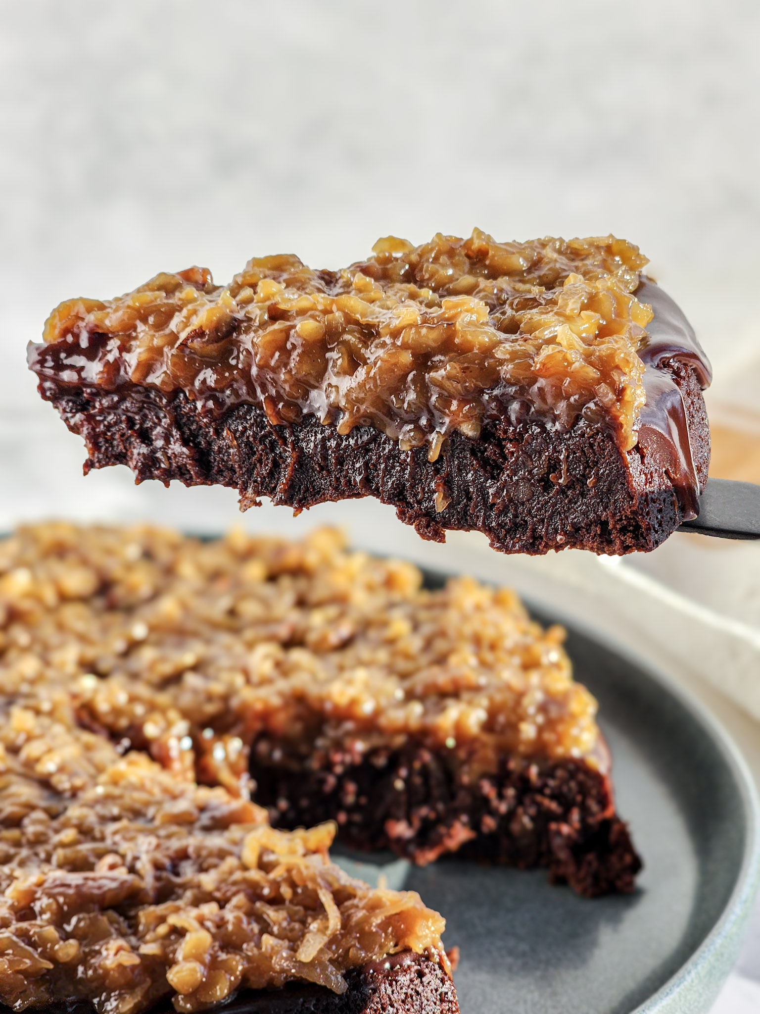 Flourless German Chocolate Cake