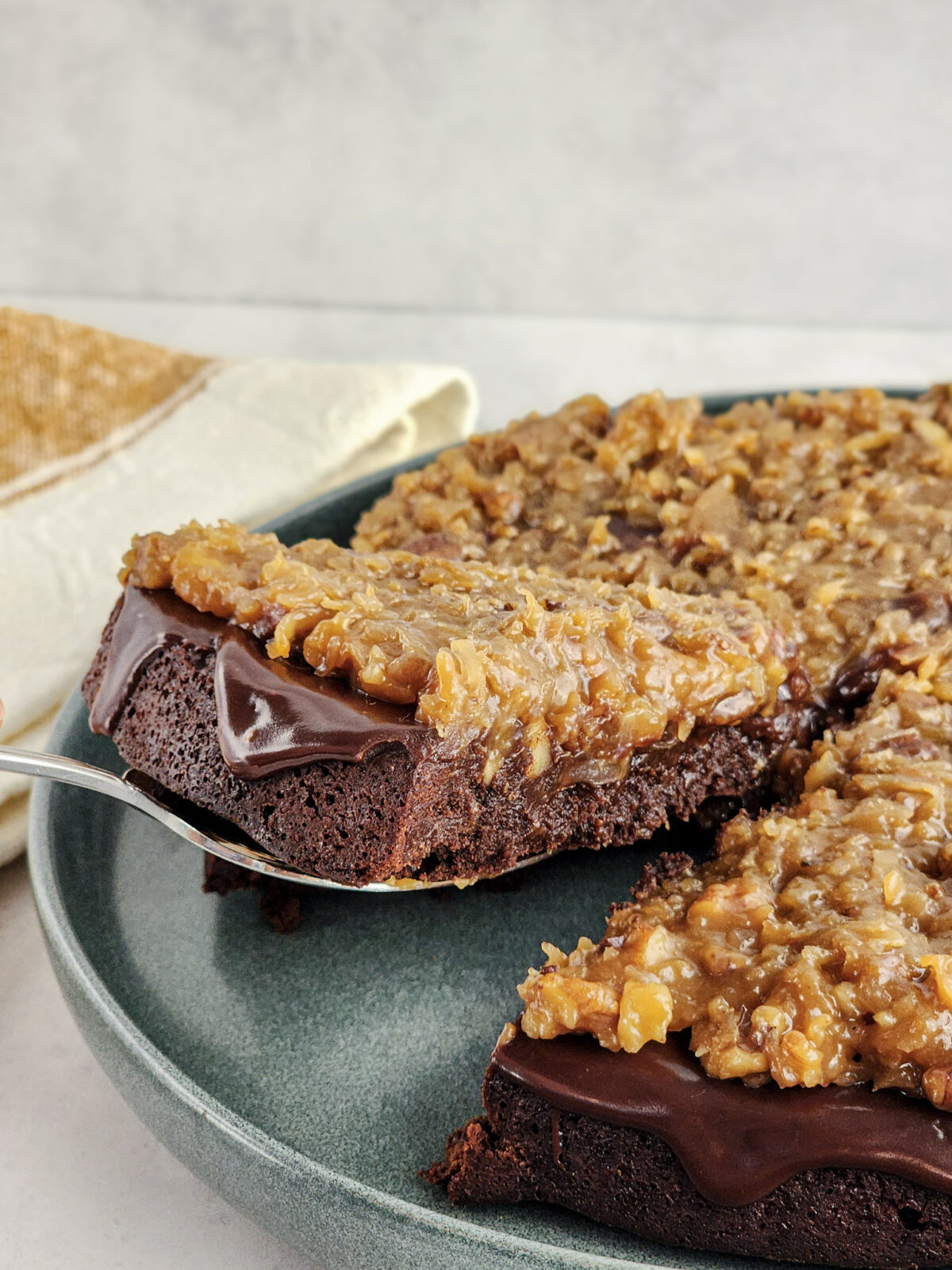 Flourless German Chocolate Cake