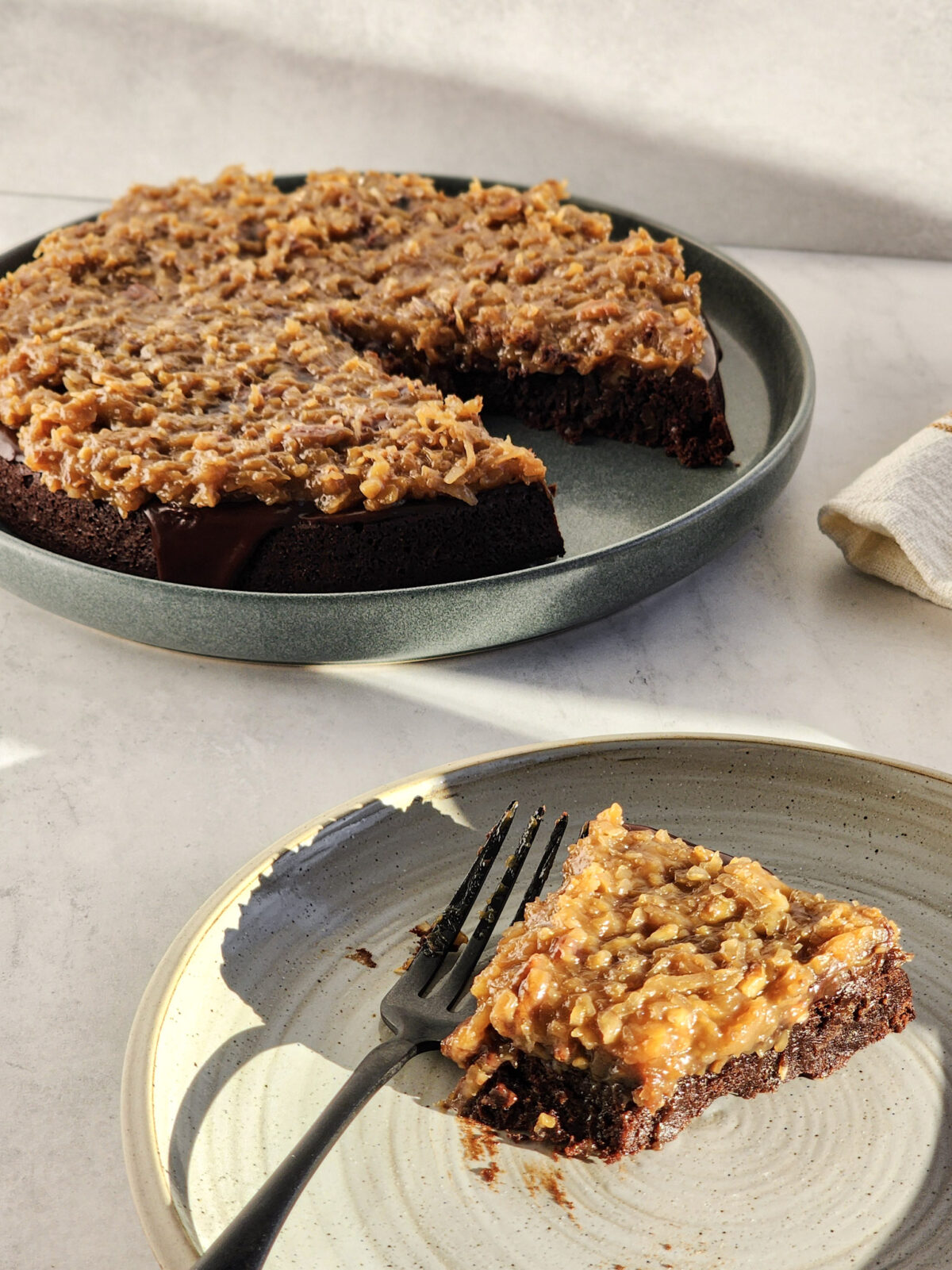 Flourless German Chocolate Cake