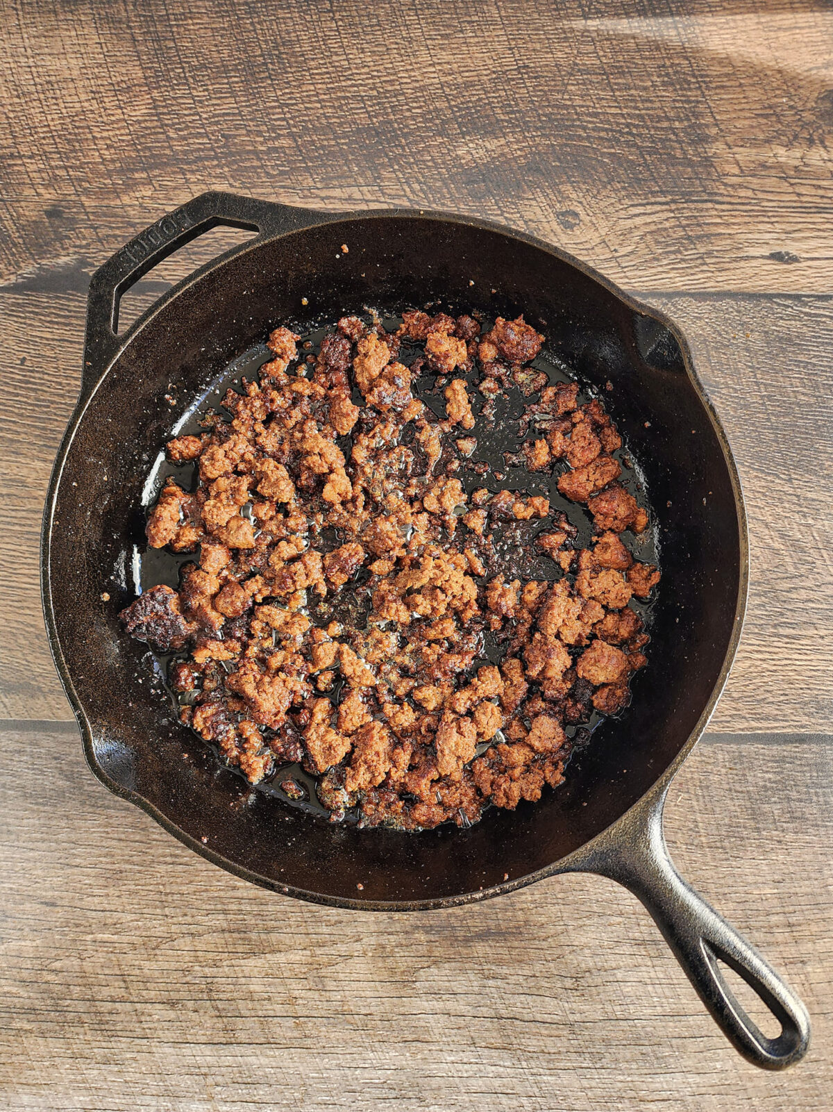 Cooking Chorizo for breakfast burritos