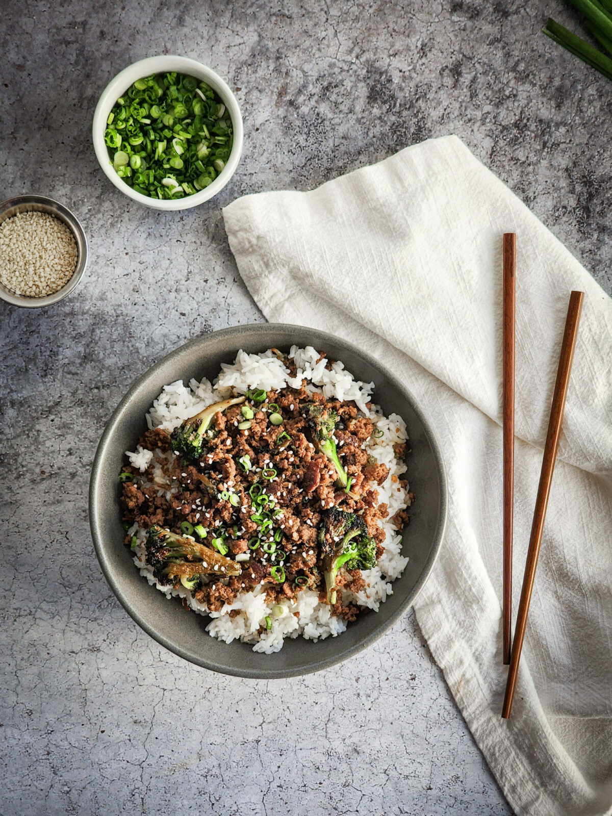 Korean Beef and Broccoli Bowls