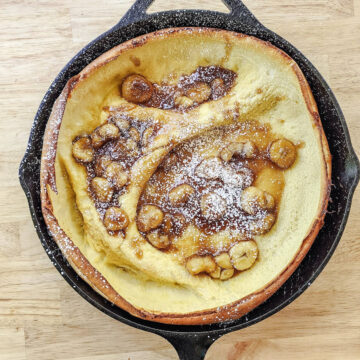 Bananas Foster Dutch Baby