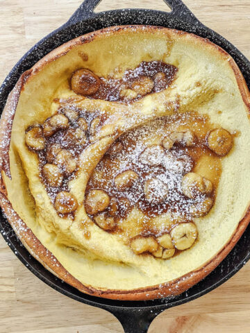 Bananas Foster Dutch Baby