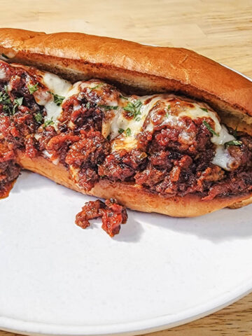 Homemade Meatball Sub Sandwiches