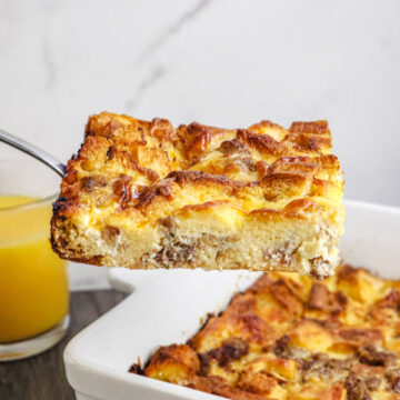 Breakfast Strata with Sausage