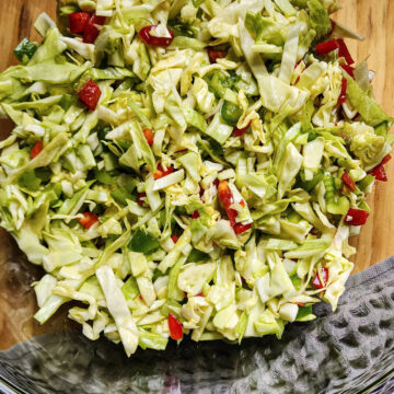 Crunchy Pepper Slaw