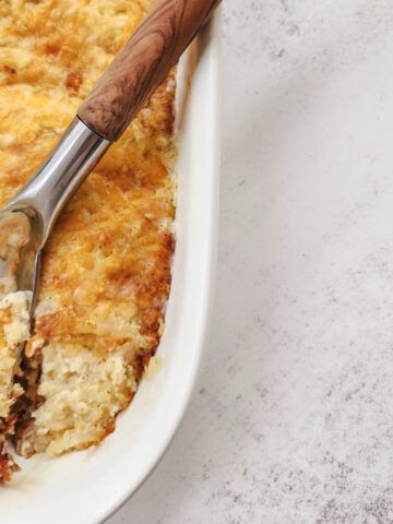 Bacon-Infused Hashbrown Casserole