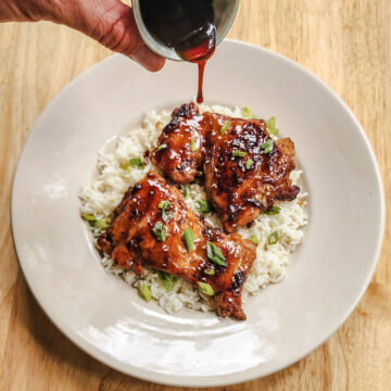 Teriyaki Chicken Thighs with Teriyaki Sauce