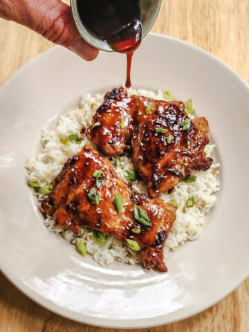 Teriyaki Chicken Thighs with Teriyaki Sauce