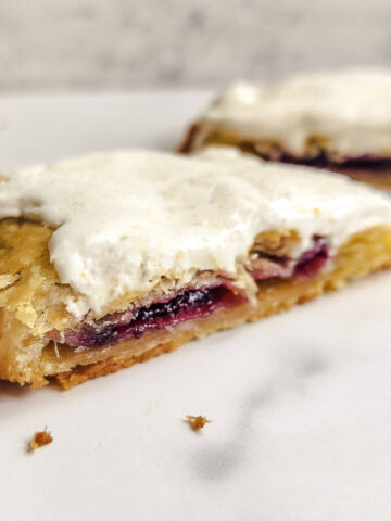 Blueberry and Lemon Poptart with Royal Icing