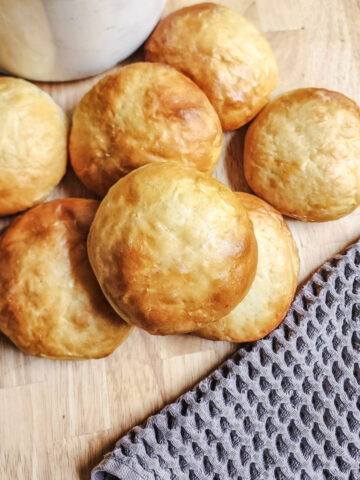 Soft and fluffy potato buns