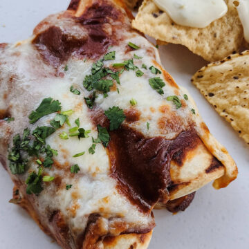 Chicken Enchiladas fresh out of the oven